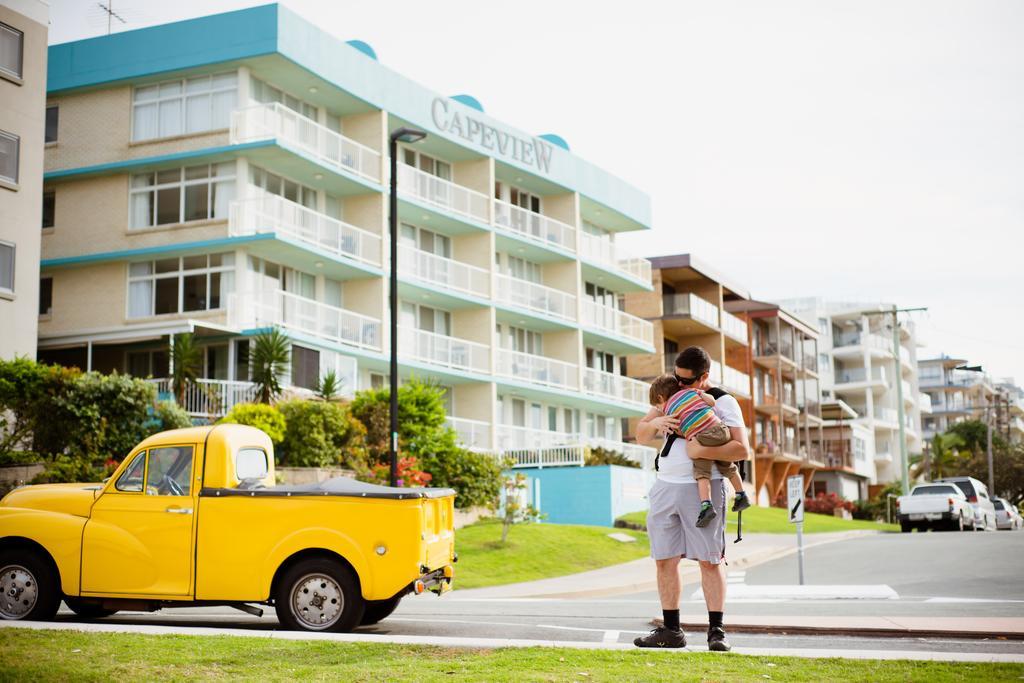 Capeview Apartments - Right On Kings Beach Caloundra Kültér fotó